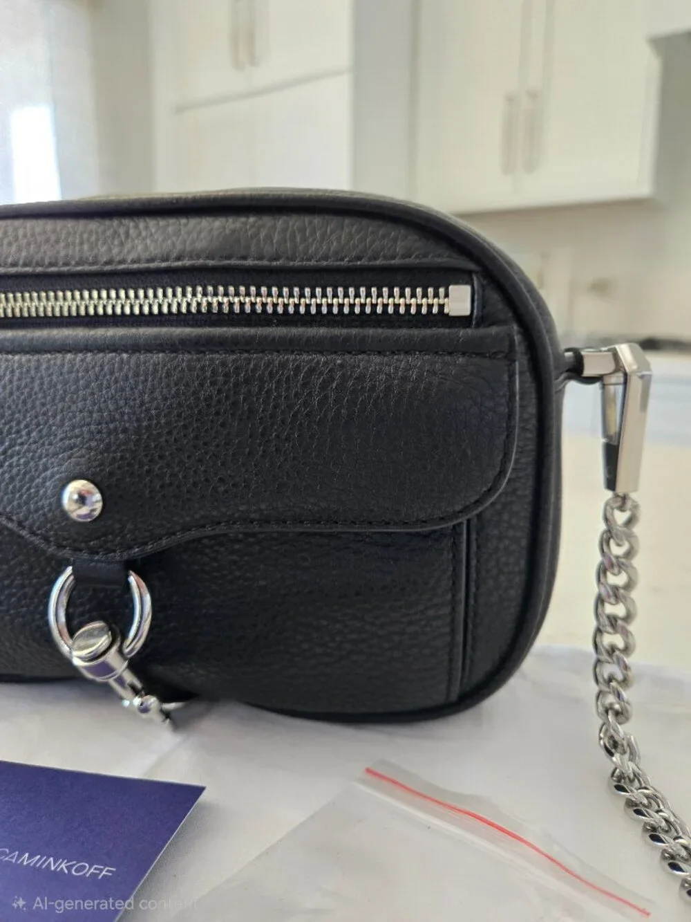 Rebecca Minkoff Blythe Crossbody Bag | Black Leather | Like New With Tags 🖤
